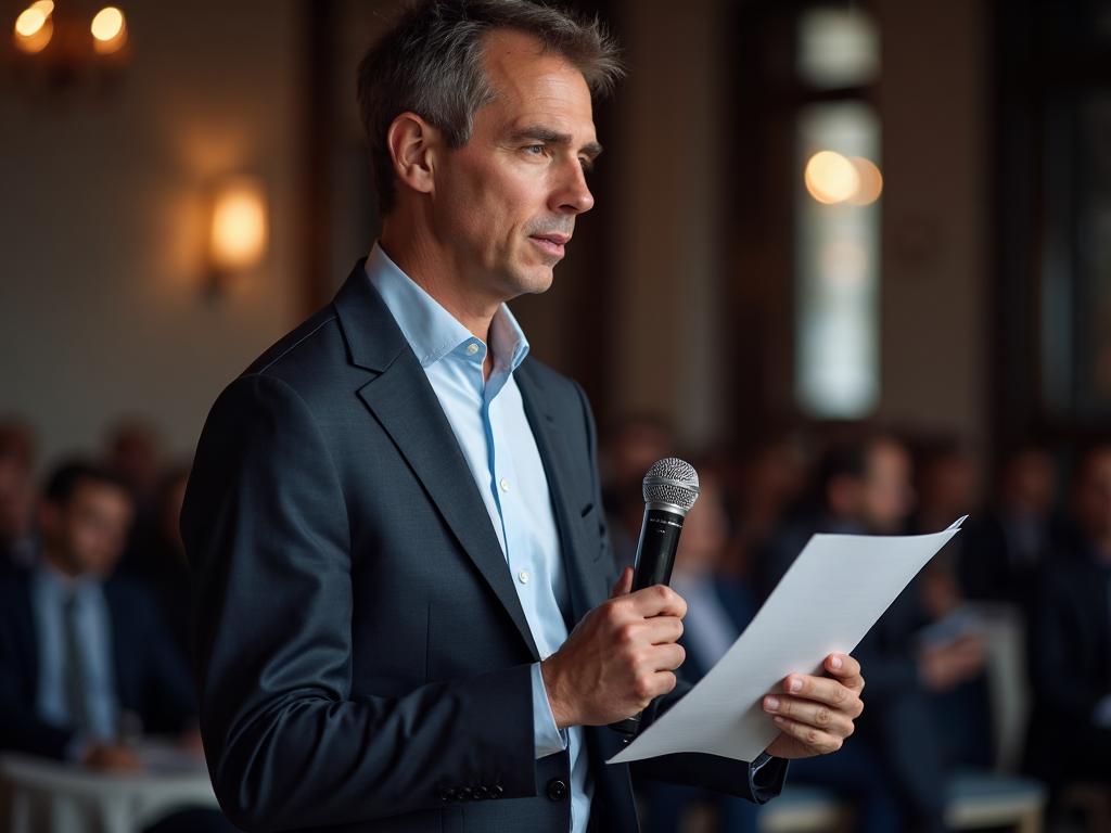 Mike Weiss preparing backstage, showcasing his dedication and professionalism